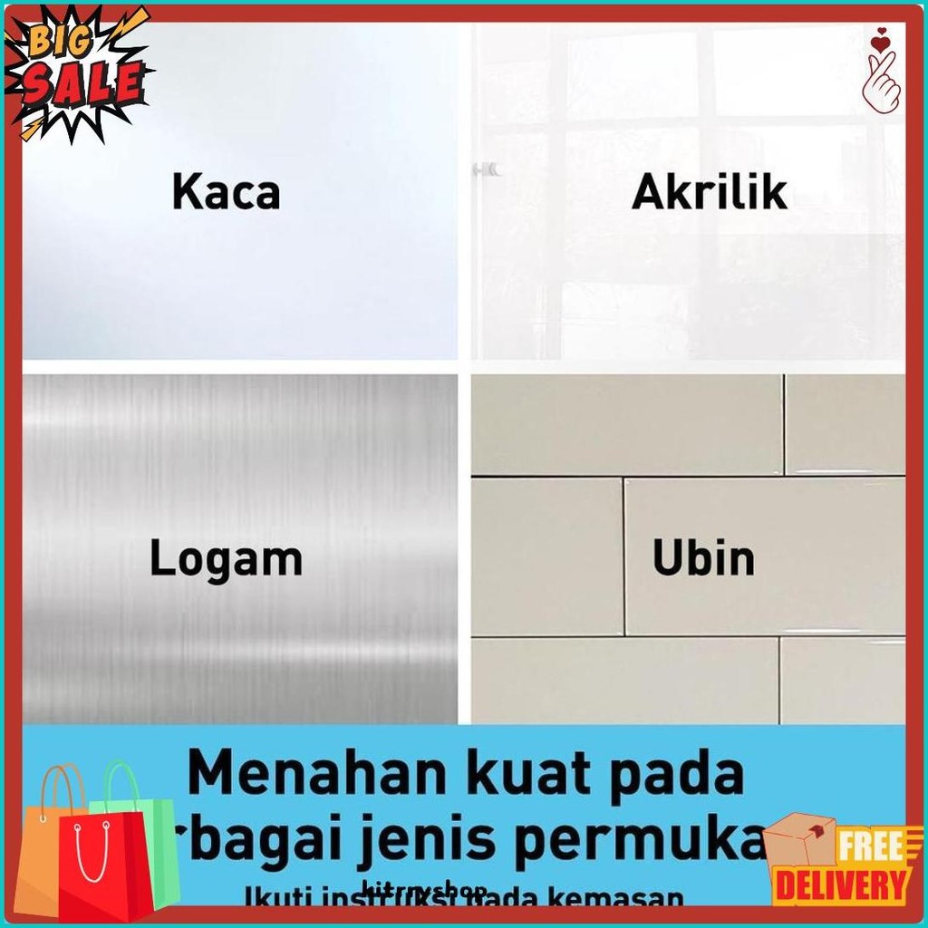 

3M Scotch Double Sided-Mounting Tape, Menahan Hingga 3.3Kg, 1 Pc, Transparan, Untuk Pengunaan Dalam Ruangan Terlengkap Dan Termurah