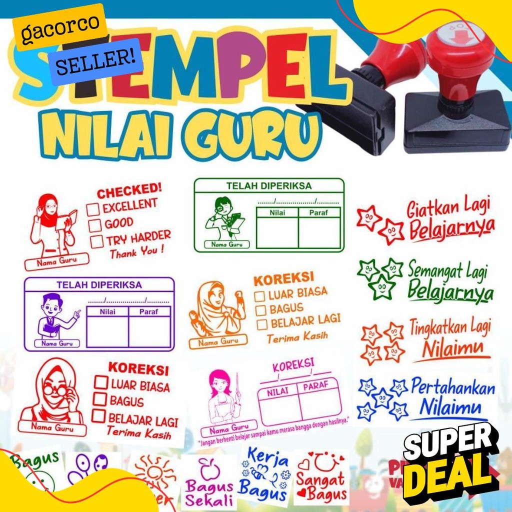 

Stempel Nilai Guru / Penilaian / Koreksi / Checked Terlengkap Dan Termurah