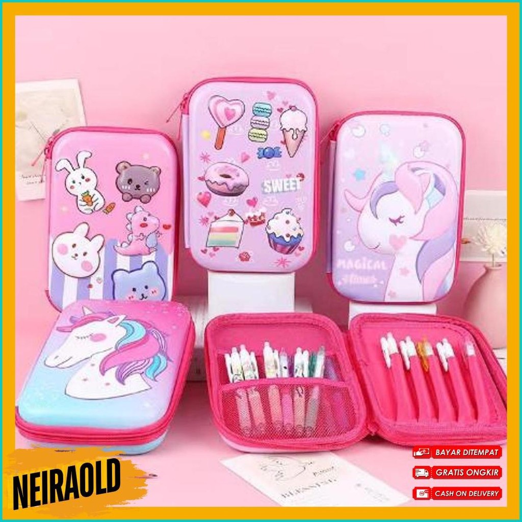 

Gratis Ongkir - S5626 Tempat Pensil 3D Model Terbaru / Kotak Pensil / Tempat Pensil Anak Sekolah 3D Bahan Eva Anti Air Diskon