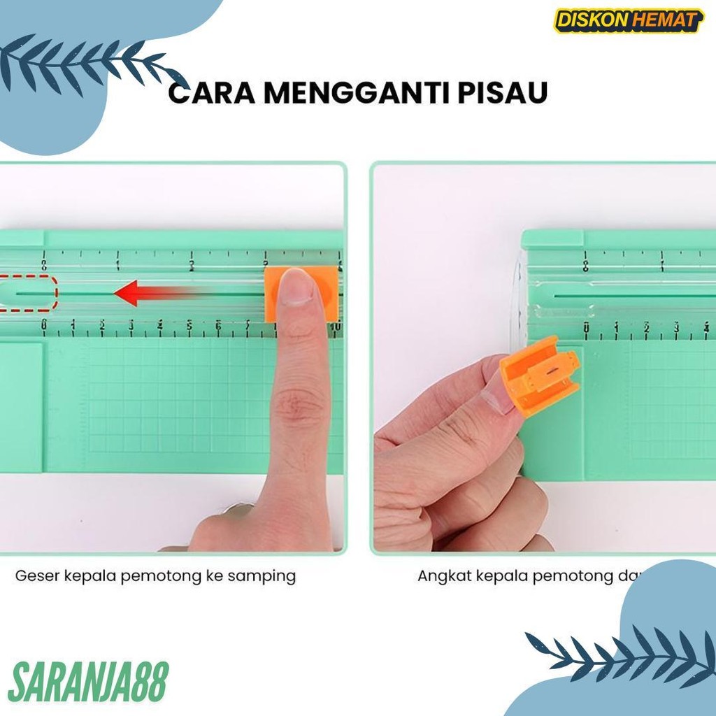 

Em Alat Pemotong Kertas Portabel Paper Cuter Trimmer Terlaris! Produk Ini Banyak Dicari