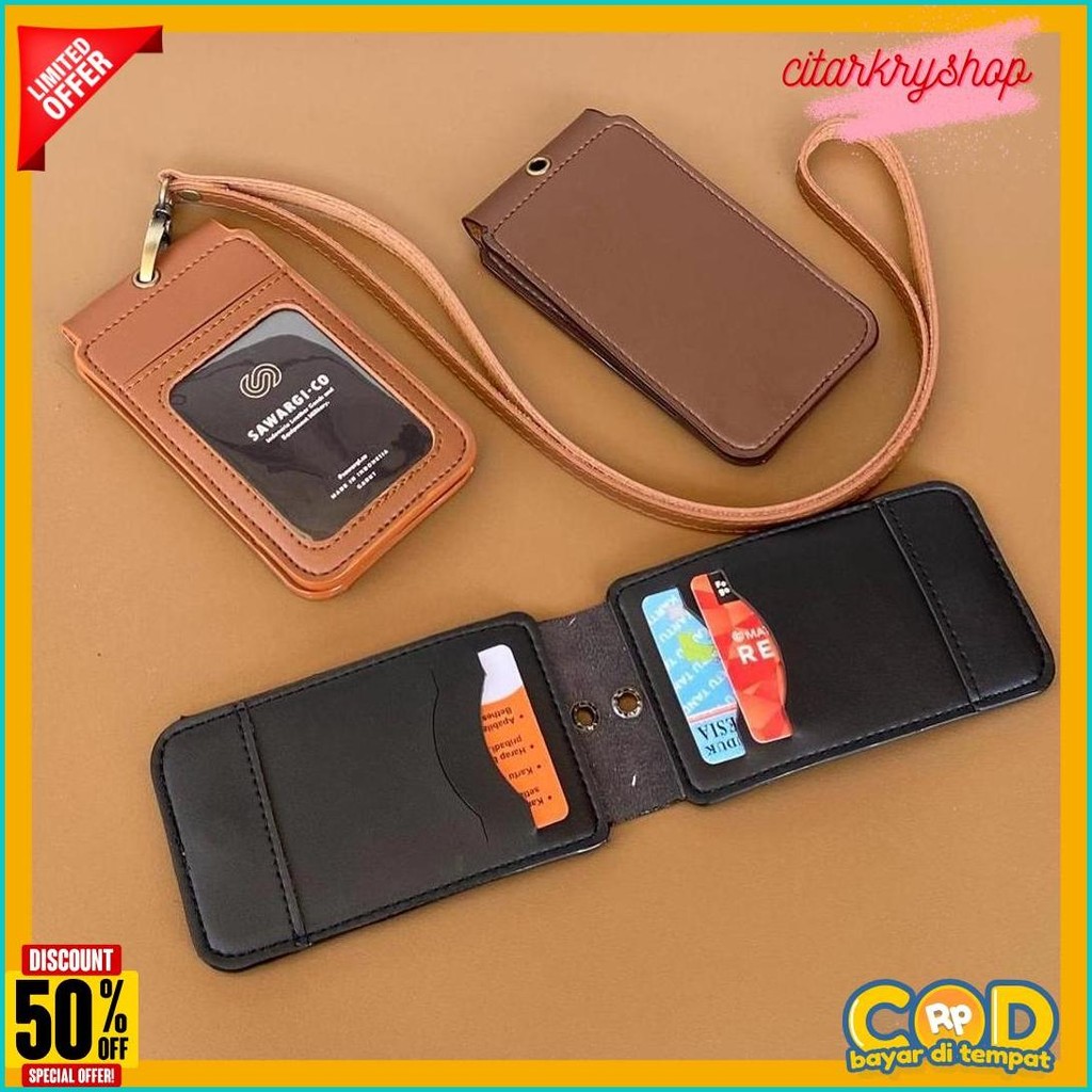 

Id Card Holder Kulit Magnet Flip 2 Sisi By Sawargico - Raski Flash Sale! Diskon Hingga 70%
