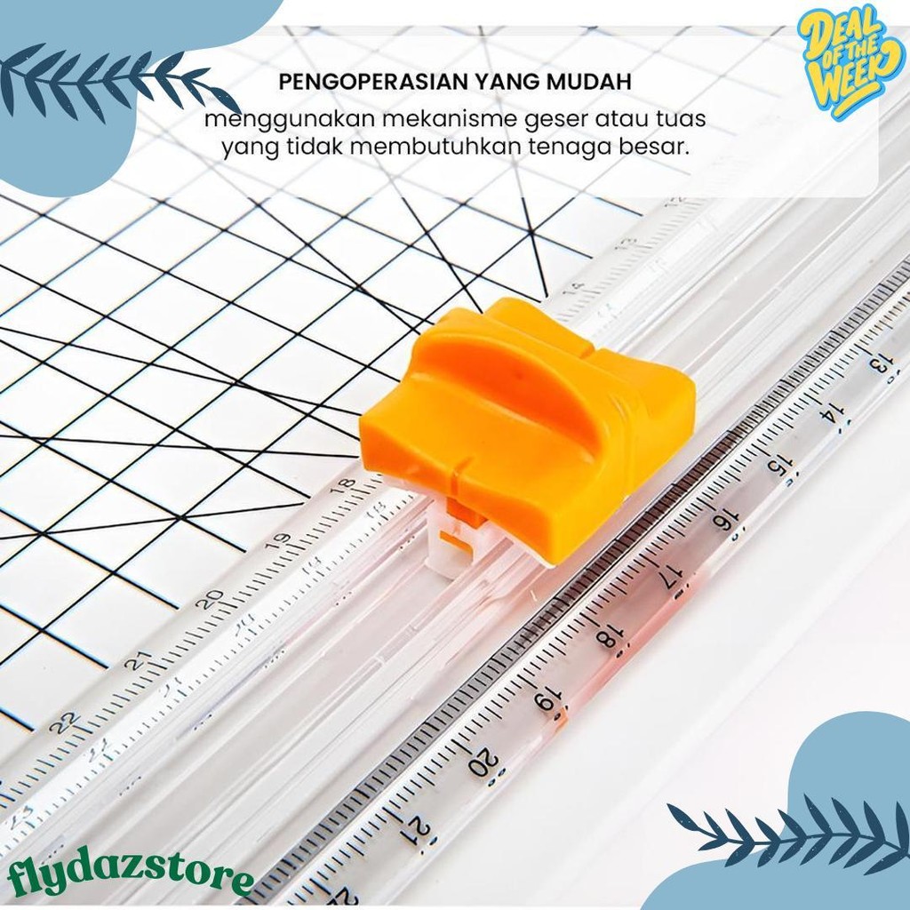 

Em Alat Pemotong Kertas Portabel Paper Cuter Trimmer Diskon Setengah Harga
