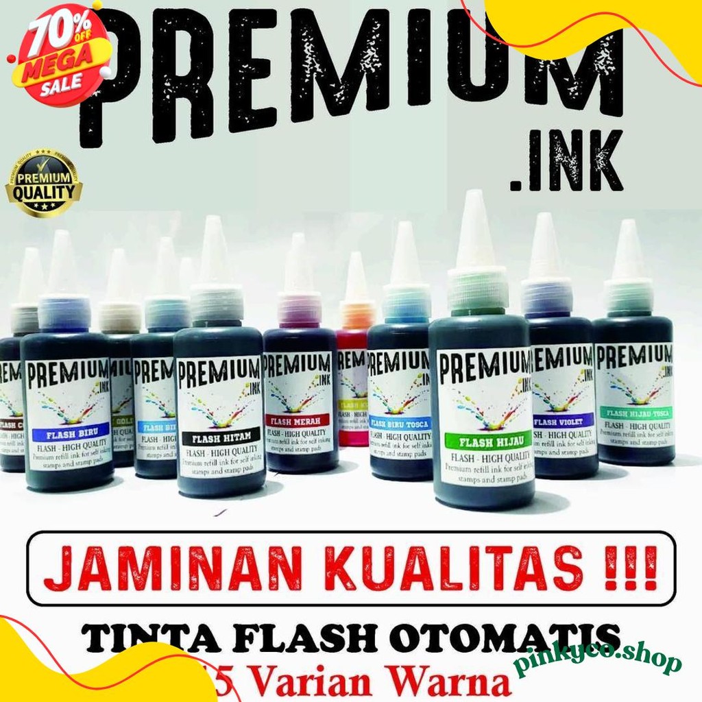 

Tinta Stempel Flash Otomatis 15 Varian Warna Kualitas Premium - Flash Ink Premium - Tinta Flash Refill Isi 100 Ml Terlaris! Produk Ini Banyak Dicari
