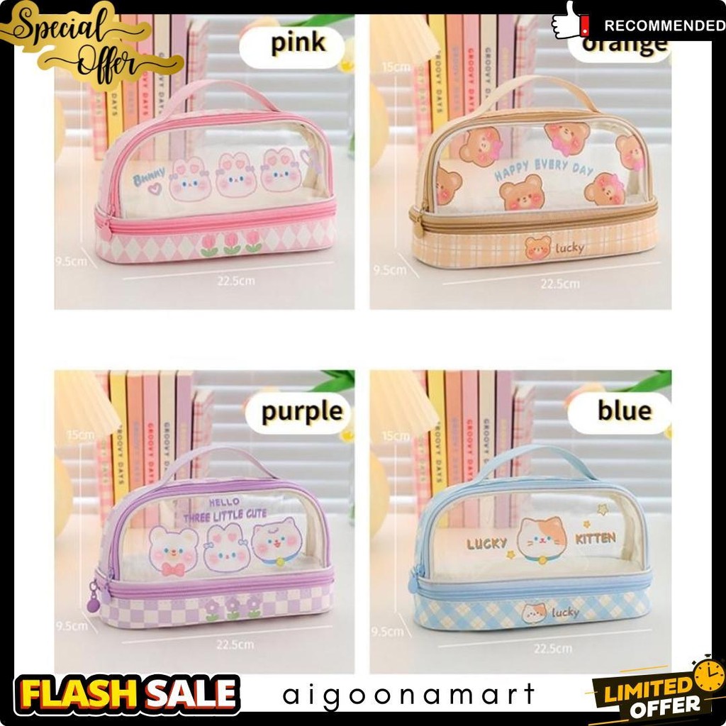 

Kartun Baru Kapasitas Pen Bag Storage Bag Untuk Mahasiswa Sma Junior Portable Cute Simple Stationery Box Flash Sale! Diskon Hingga 70%