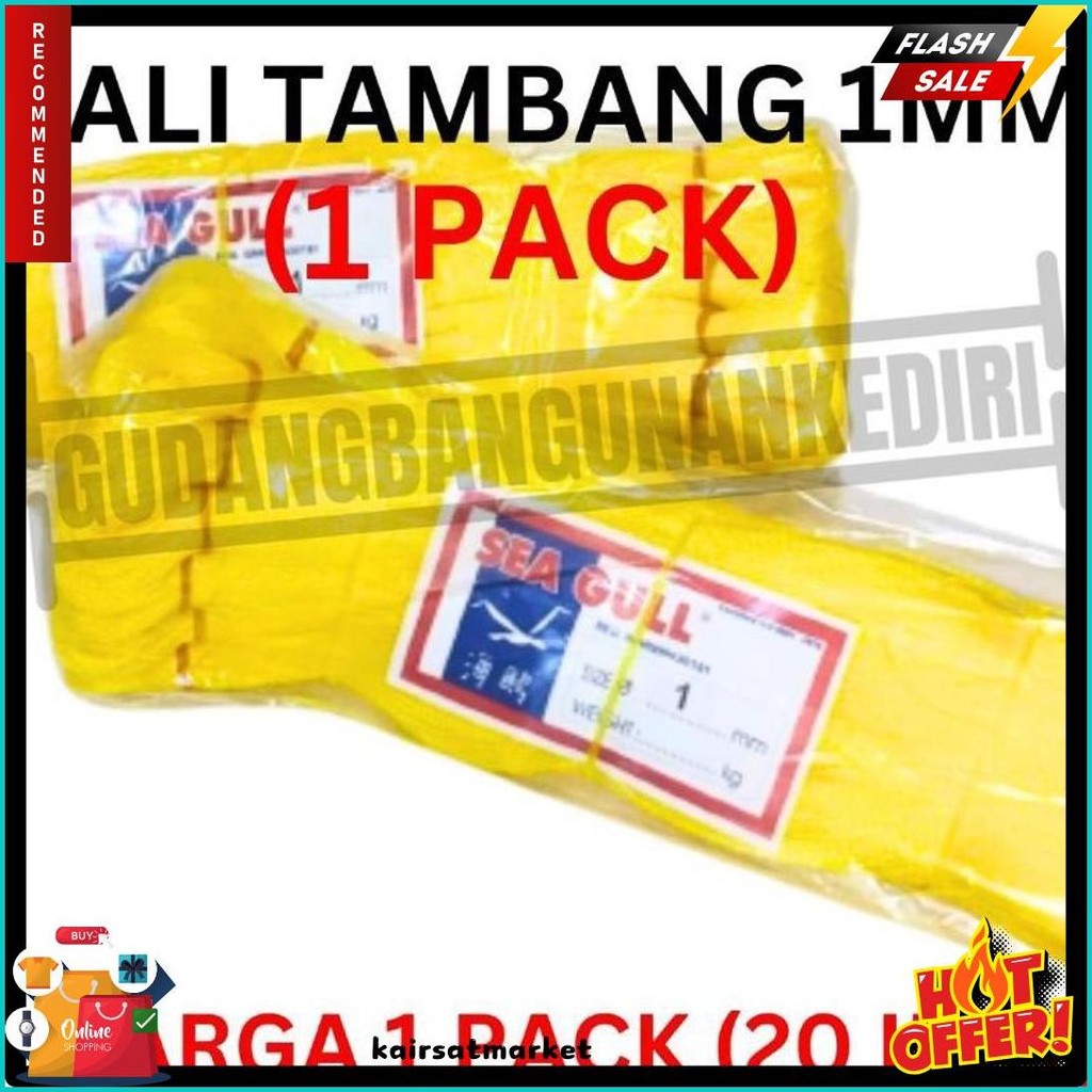 

[1 Pack] Tali Tambang 1Mm 1 Pack 20Pcs Ikat / Tali Tampar 1Mm / Tampar Plastik Buat Pasang Keramik / Benang Pondasi Rumah Seagull Sea Gull 20 Ikat 1 Pack 1Pack Terlengkap Dan Termurah