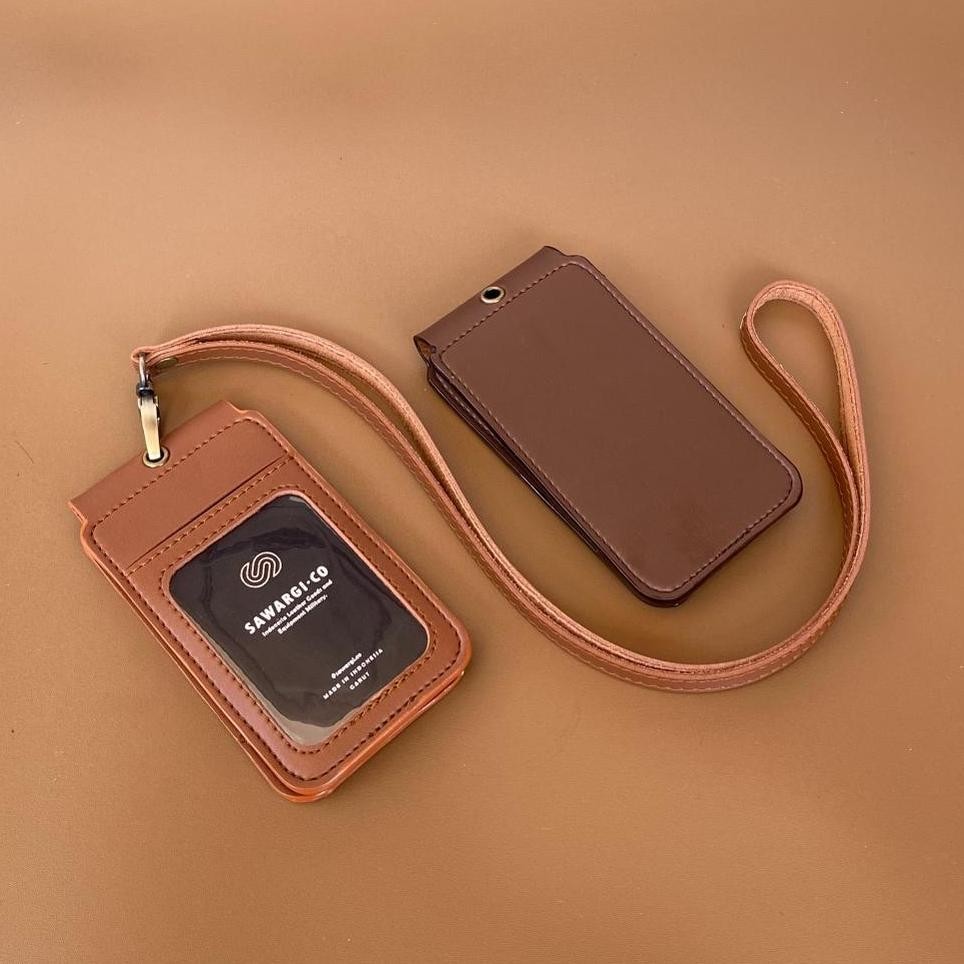 

Id Card Holder Kulit Magnet Flip 2 Sisi By Sawargico - Raski Diskon
