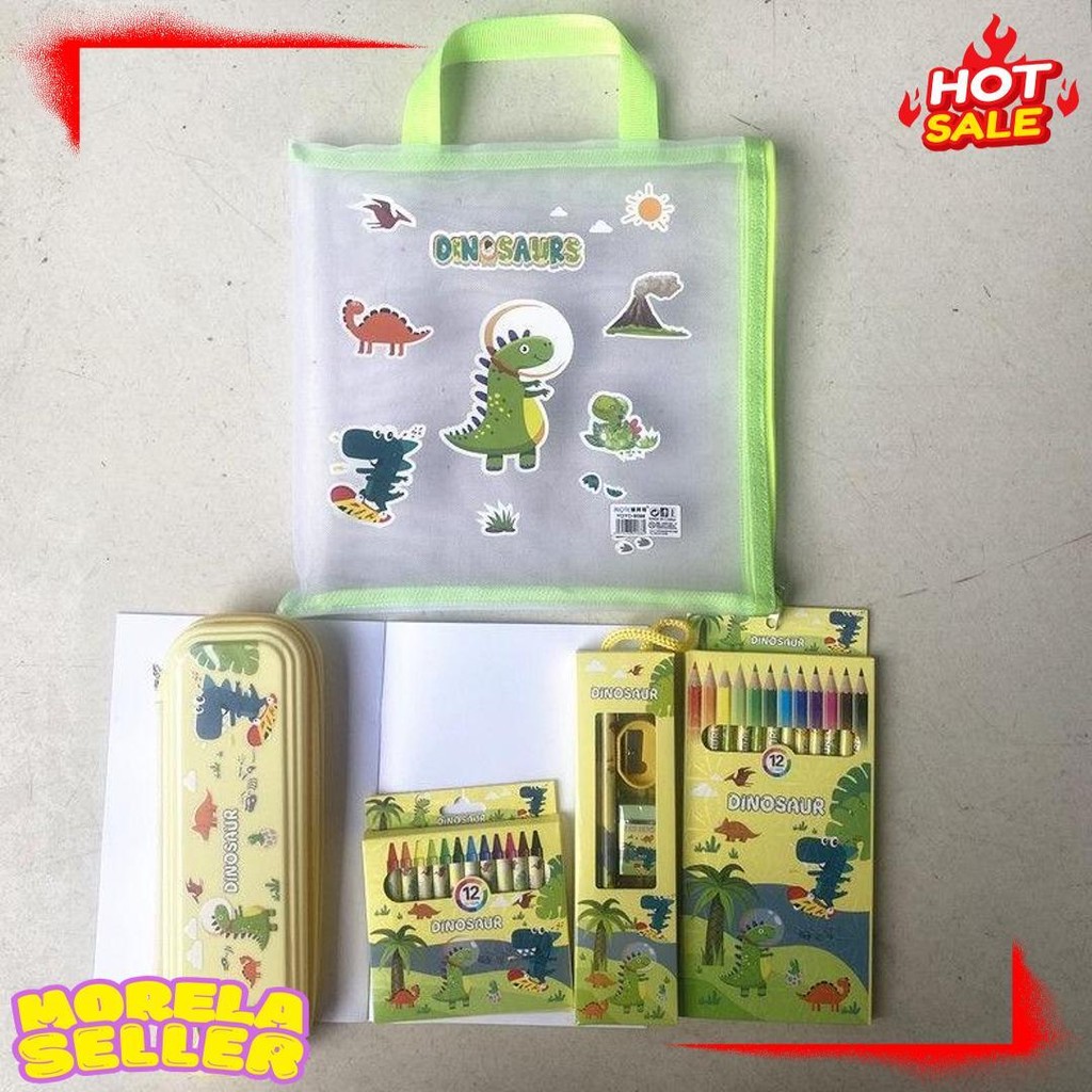 

[Serbalakuofficial](Ktps.11)Kotak Pensil Sett / Study Set Stationery Set Alat Tulis Sekolah Anak Set Atk Motif Flash Sale! Diskon Hingga 70%