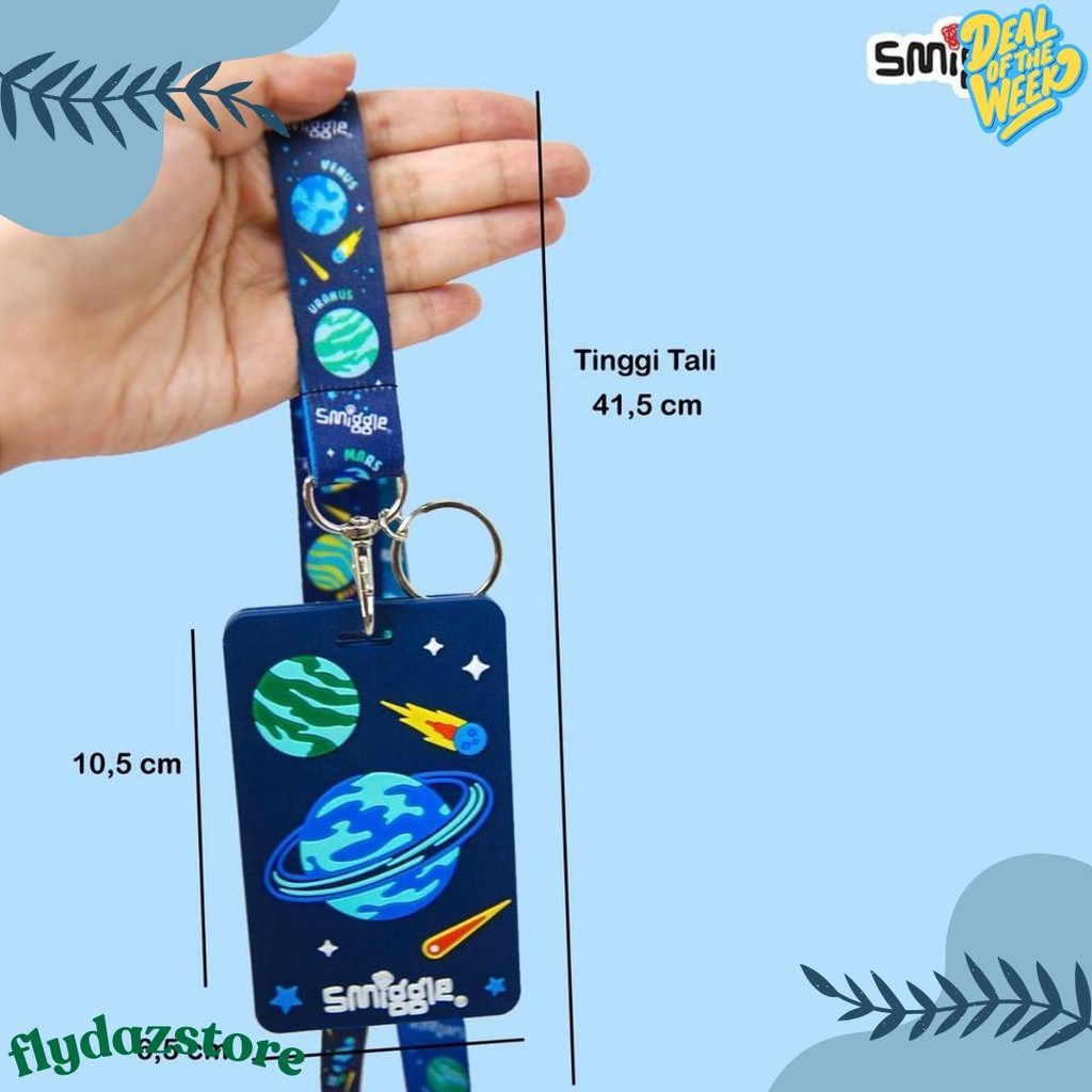 

Smiggle Bag Tag Card Holder Dengan Tali Lanyard Diskon