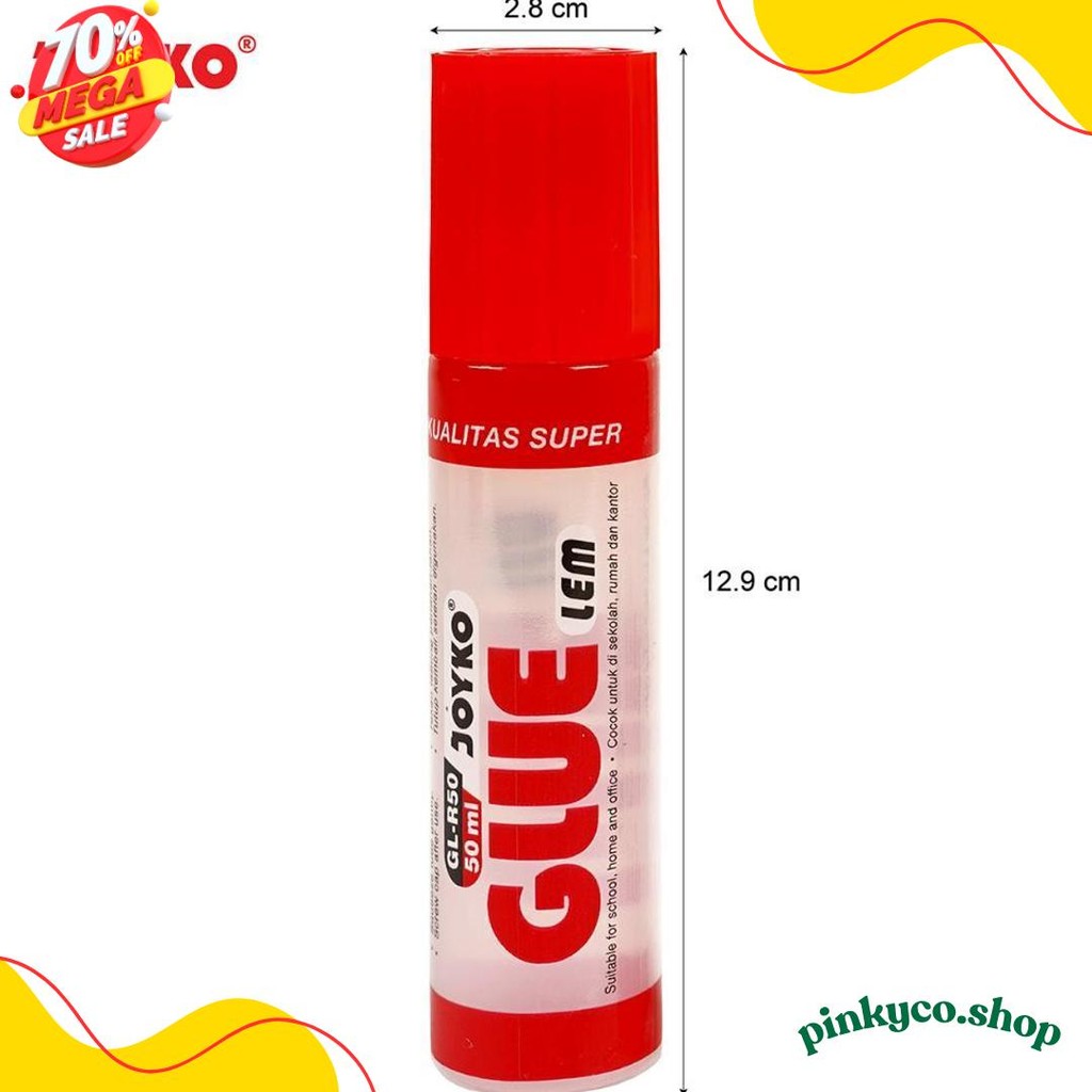 

Joyko Transparent Glue 50Ml Lem Cair Bening Joyko Prakarya Anak Gl-R50 Gl-A50 [12Pcs] Diskon