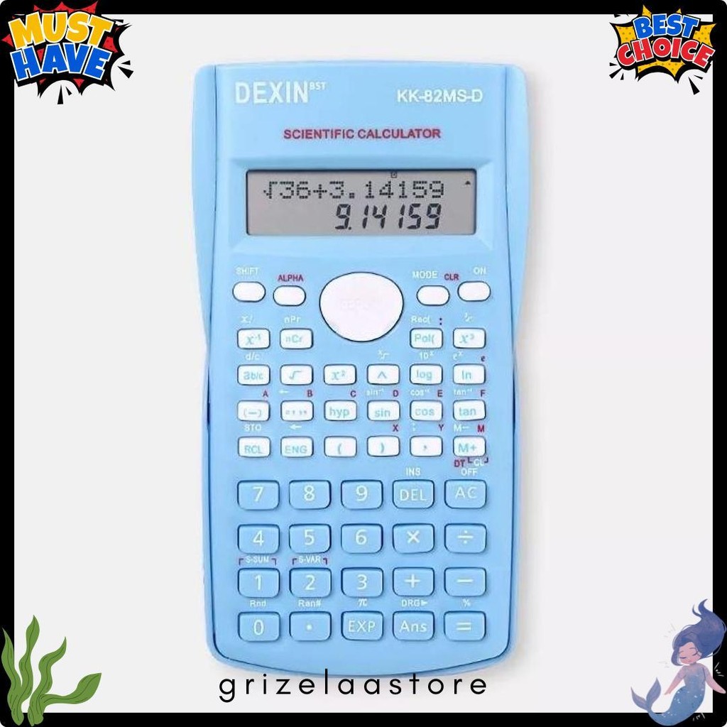

Kalkulator Ilmiah Scientific Dexin Kk-82Ms Diskon Setengah Harga