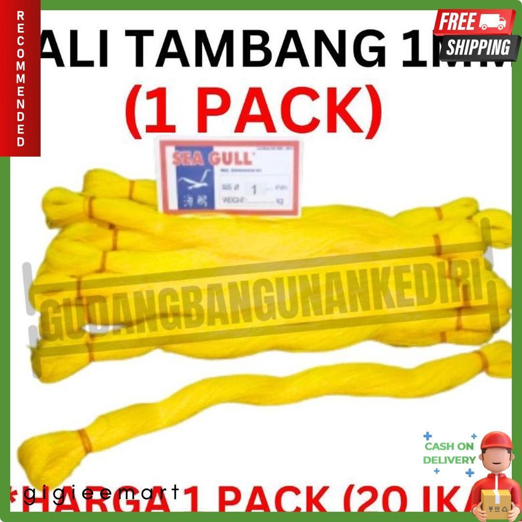 

[1 Pack] Tali Tambang 1Mm 1 Pack 20Pcs Ikat / Tali Tampar 1Mm / Tampar Plastik Buat Pasang Keramik / Benang Pondasi Rumah Seagull Sea Gull 20 Ikat 1 Pack 1Pack Terlaris! Produk Ini Banyak Dicari