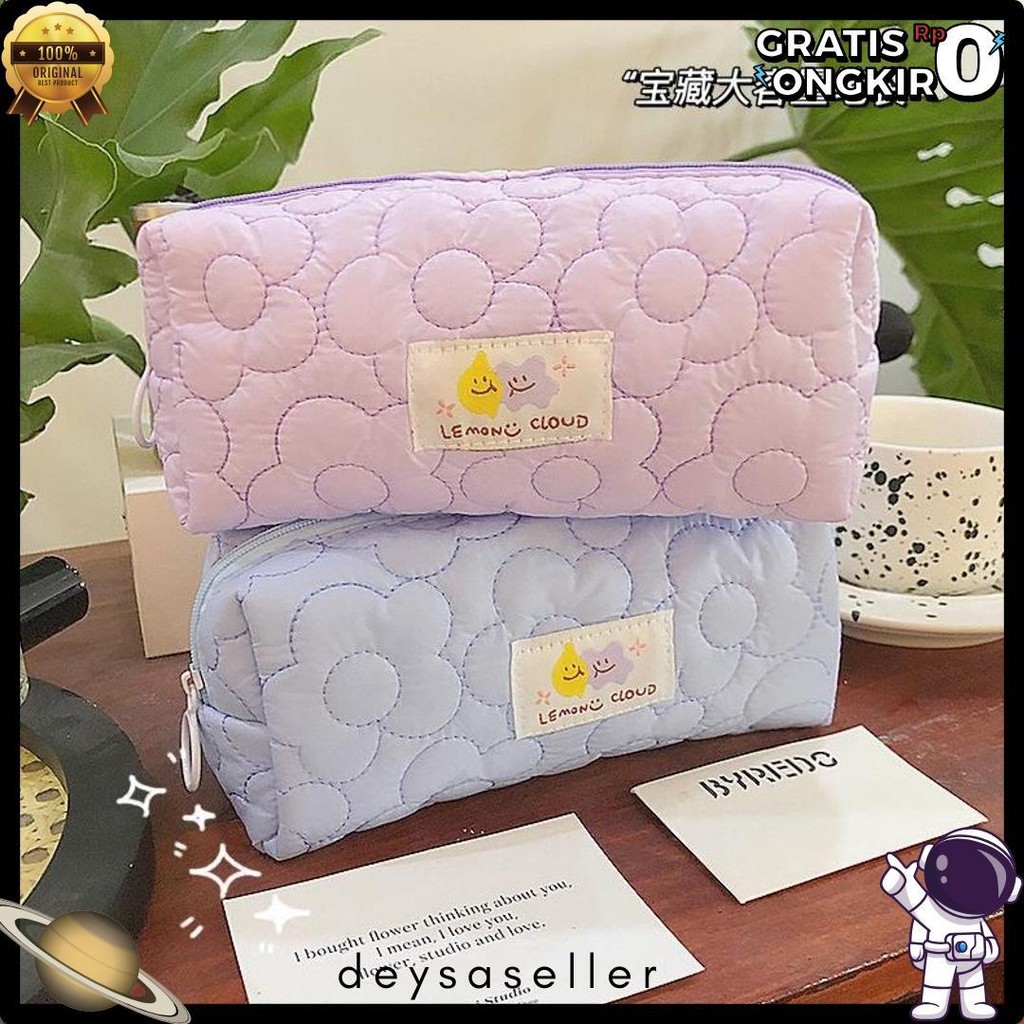 

Kensho Kotak Pensil Sleting Motif Bunga Flower Handle Pastel Bahan Parasut Korea / Pouch Makeup Aesthetic / Tas Aksesoris Wanita Lucu Import / Zipper / Flowers Diskon Setengah Harga