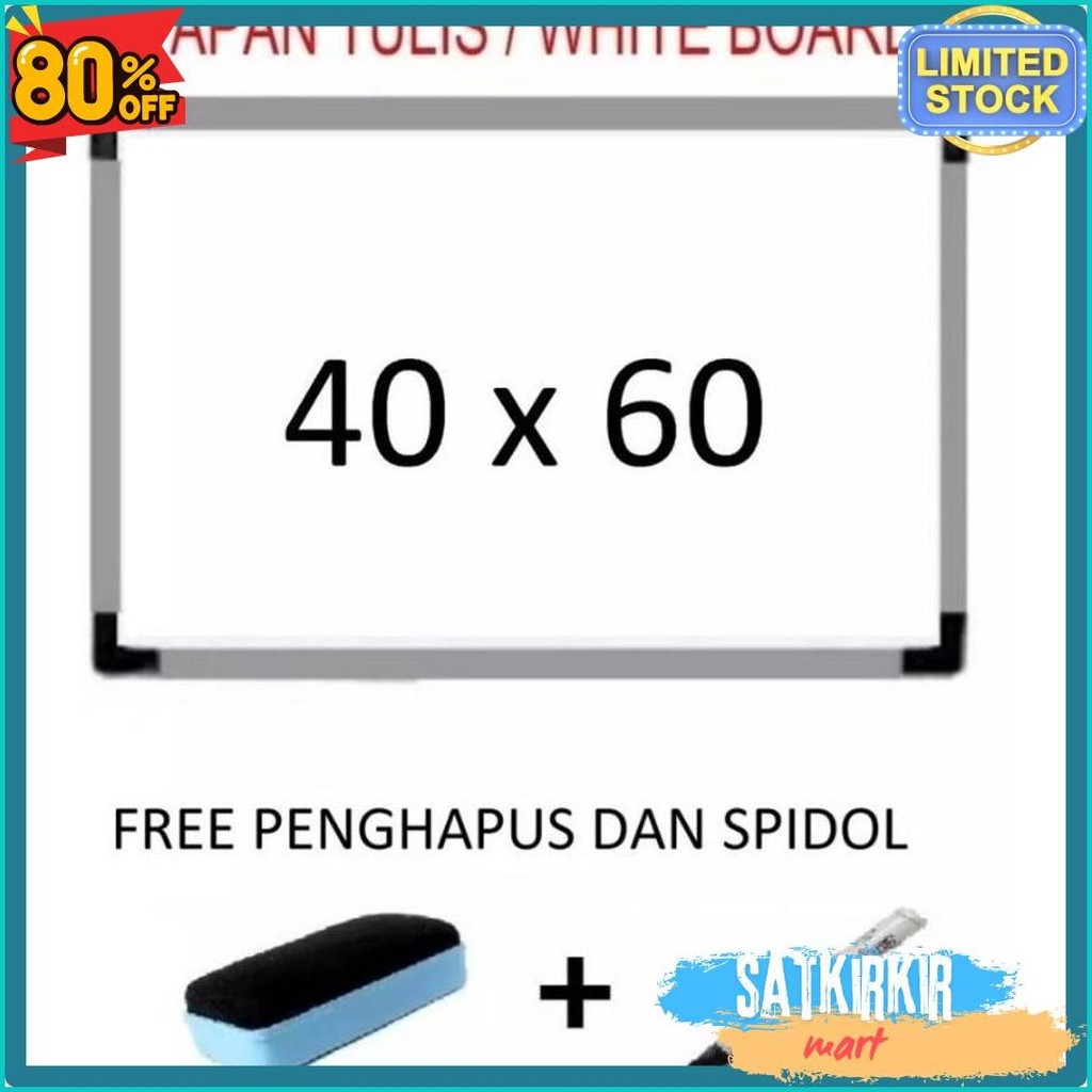 

Papan Tulis Whiteboard 40 X 60 Cm Gratis Spidol Dan Penghapus List Alumunium Terlaris Terlengkap Dan Termurah