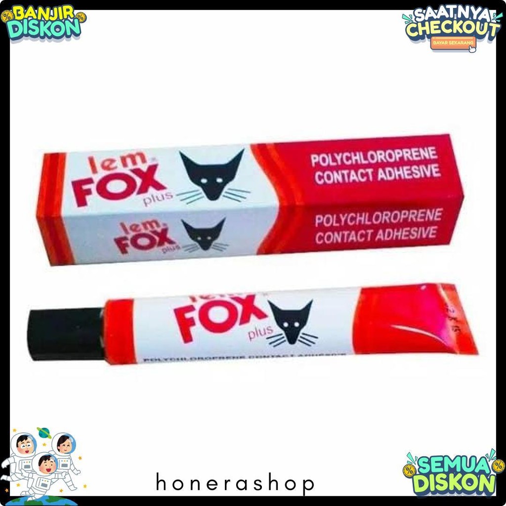 

Lem Fox Plus Tube 20G Original (1 Lusin) / Grosir/Ecer - Kulakan Online Diskon Setengah Harga