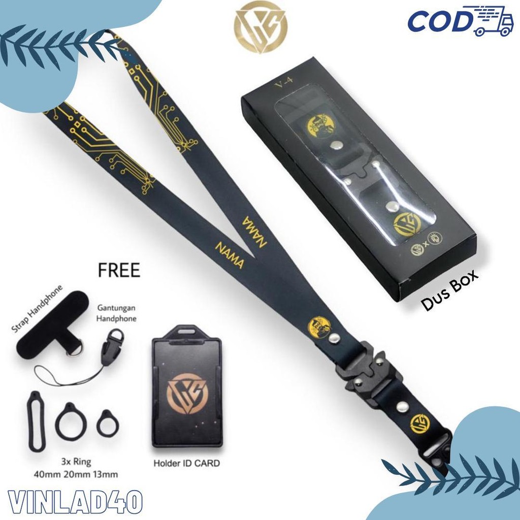 

Lanyard Craft Custom Nama Special Edition Circuit Board V2 Diskon