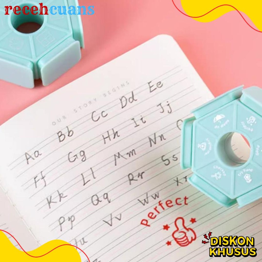 

Stempel Guru Penilaian Bahasa Inggris Teacher Stamp Rewards Sd Tk Anak 6 In 1 Terlaris! Produk Ini Banyak Dicari