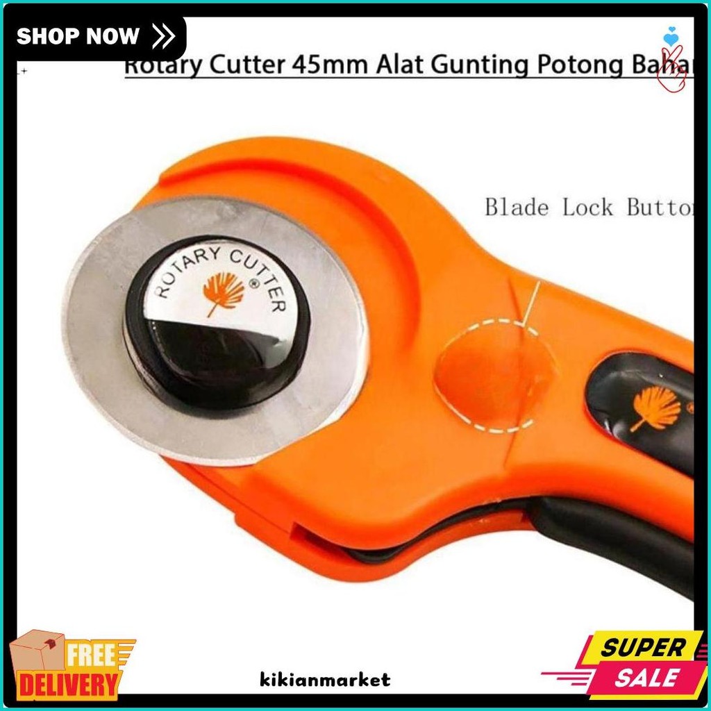 

Rotary Cutter 45Mm / Refill Cutter/ Alat Gunting Potong Bahan Kain Alat Potong Terlaris! Produk Ini Banyak Dicari