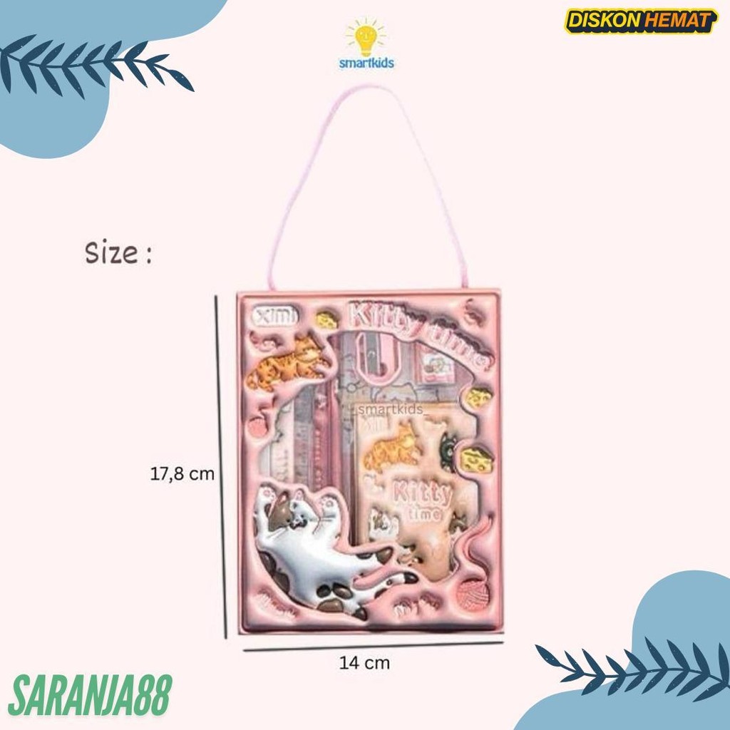 

Alat Tulis Set Paket Komplit 7 In 1 / Stationery Complete Lengkap / Kotak Pensil Anak / Souvenir Hadiah Kado / Sekolah Karakter Kartun Lucu Animal Hewan / Perlengkapan Tulis / Tempat Pensil Diskon Setengah Harga