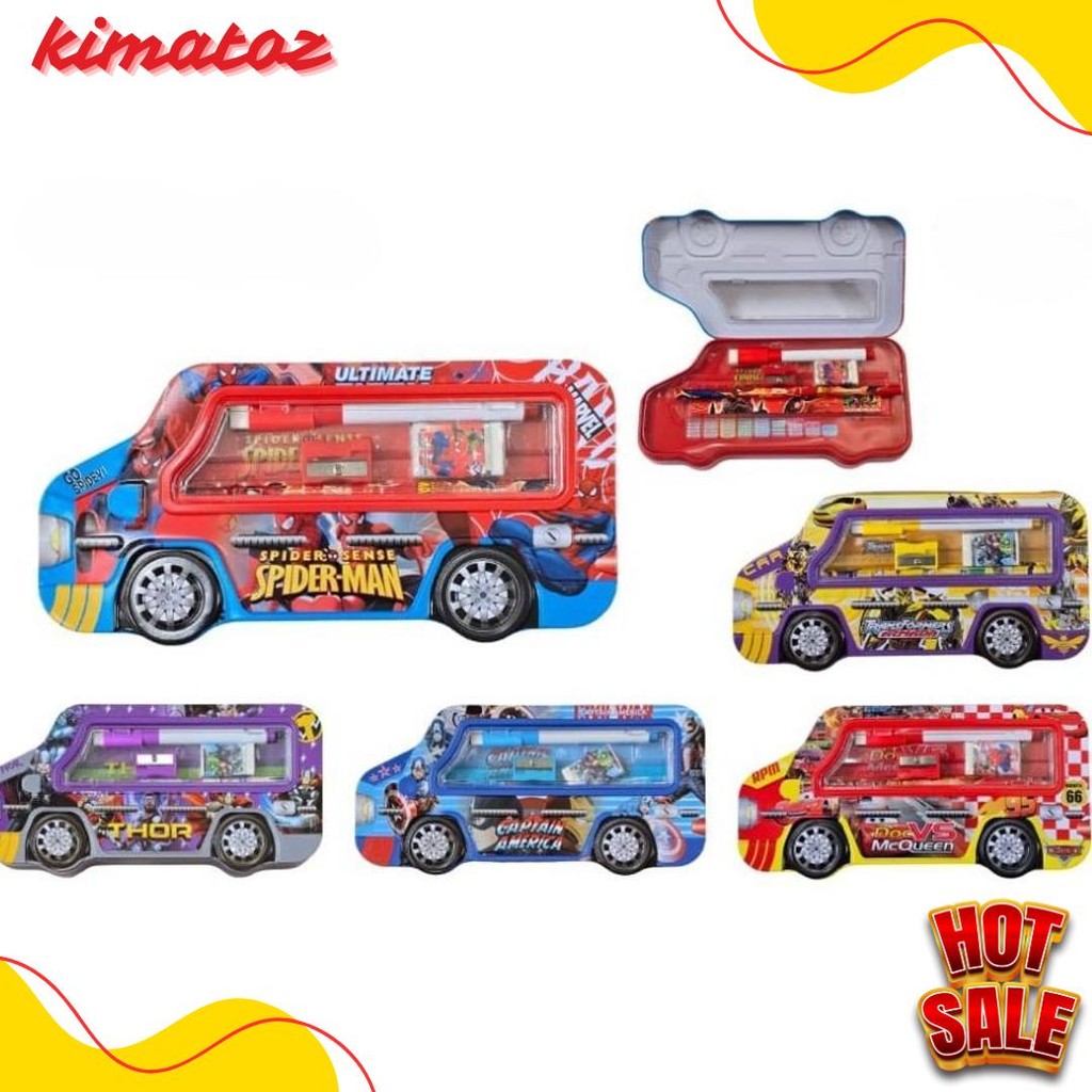 

Kotak Pensil Bahan Kaleng Model Truk Besar Pencil Case Tempat Pensil Terlengkap Dan Termurah