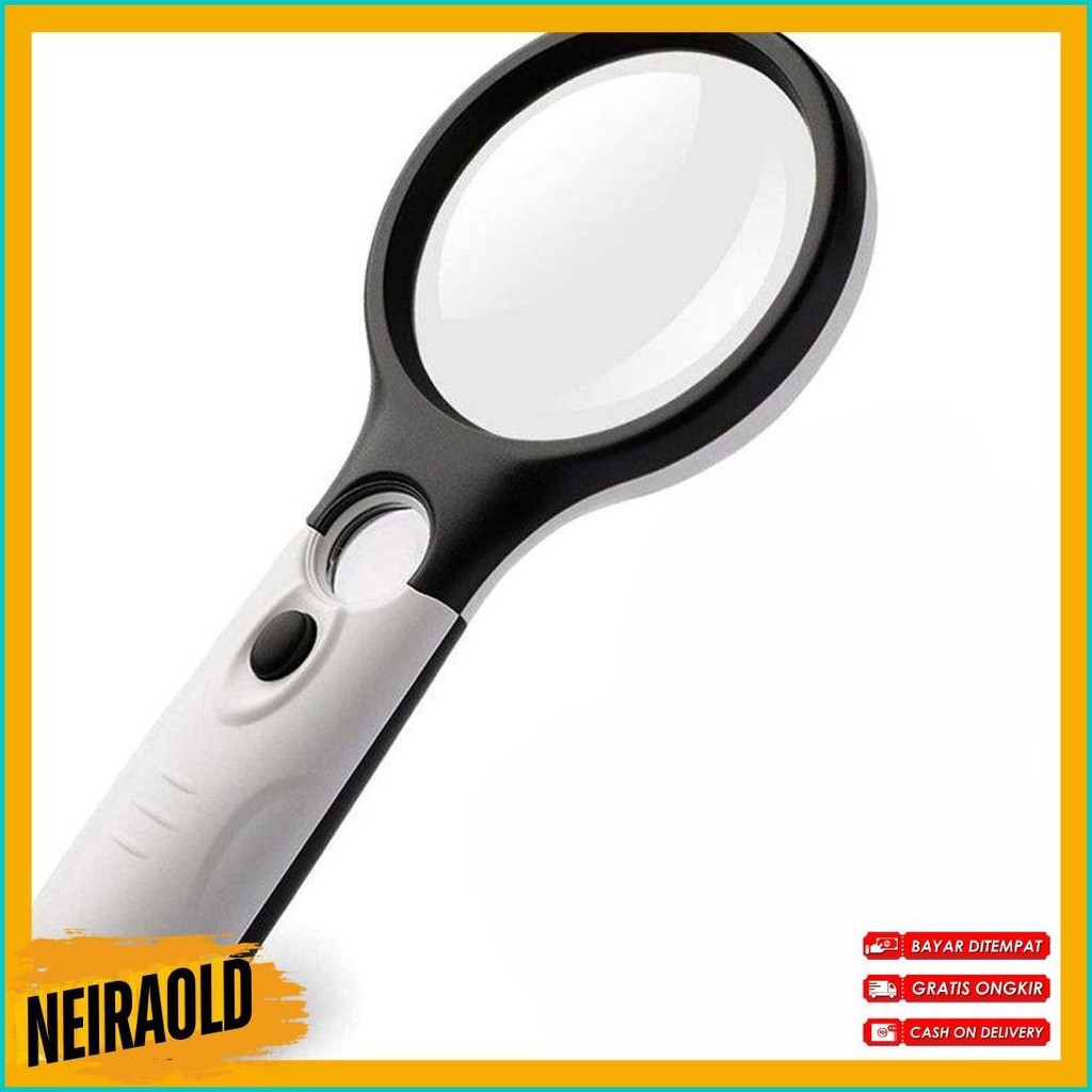 

2 In1 Lampu Kaca Pembesar Led Membaca Magnifying Glass Dengan Lampu Flash Sale! Diskon Hingga 70%