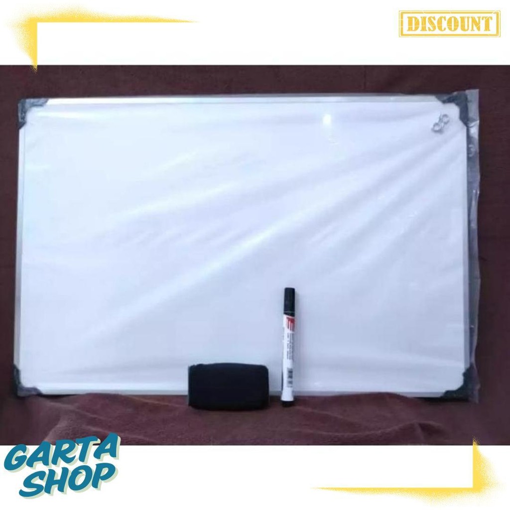 

Papan Tulis Whiteboard 40 X 60 Cm Gratis Spidol Dan Penghapus List Alumunium Terlaris Flash Sale! Diskon Hingga 70%