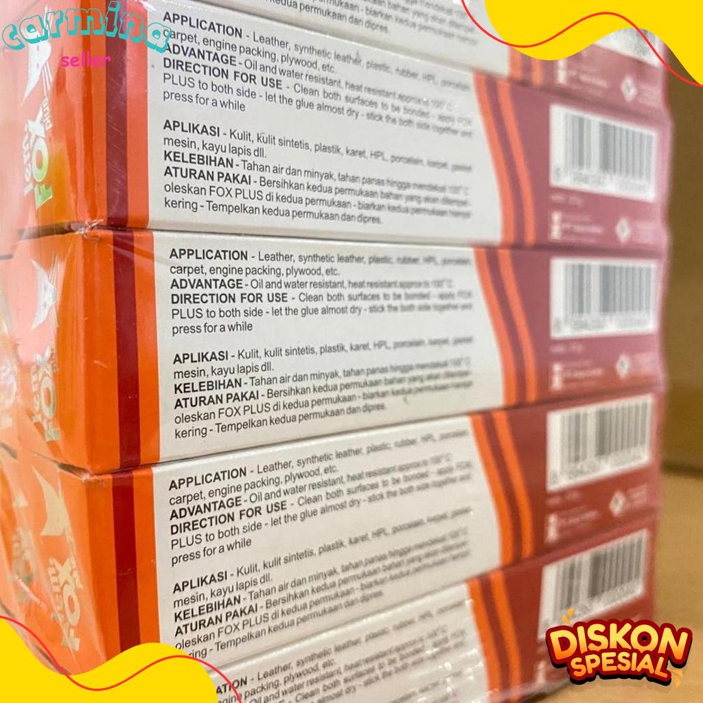 

Lem Fox Plus Tube 20G Original (1 Lusin) / Grosir/Ecer - Kulakan Online Diskon