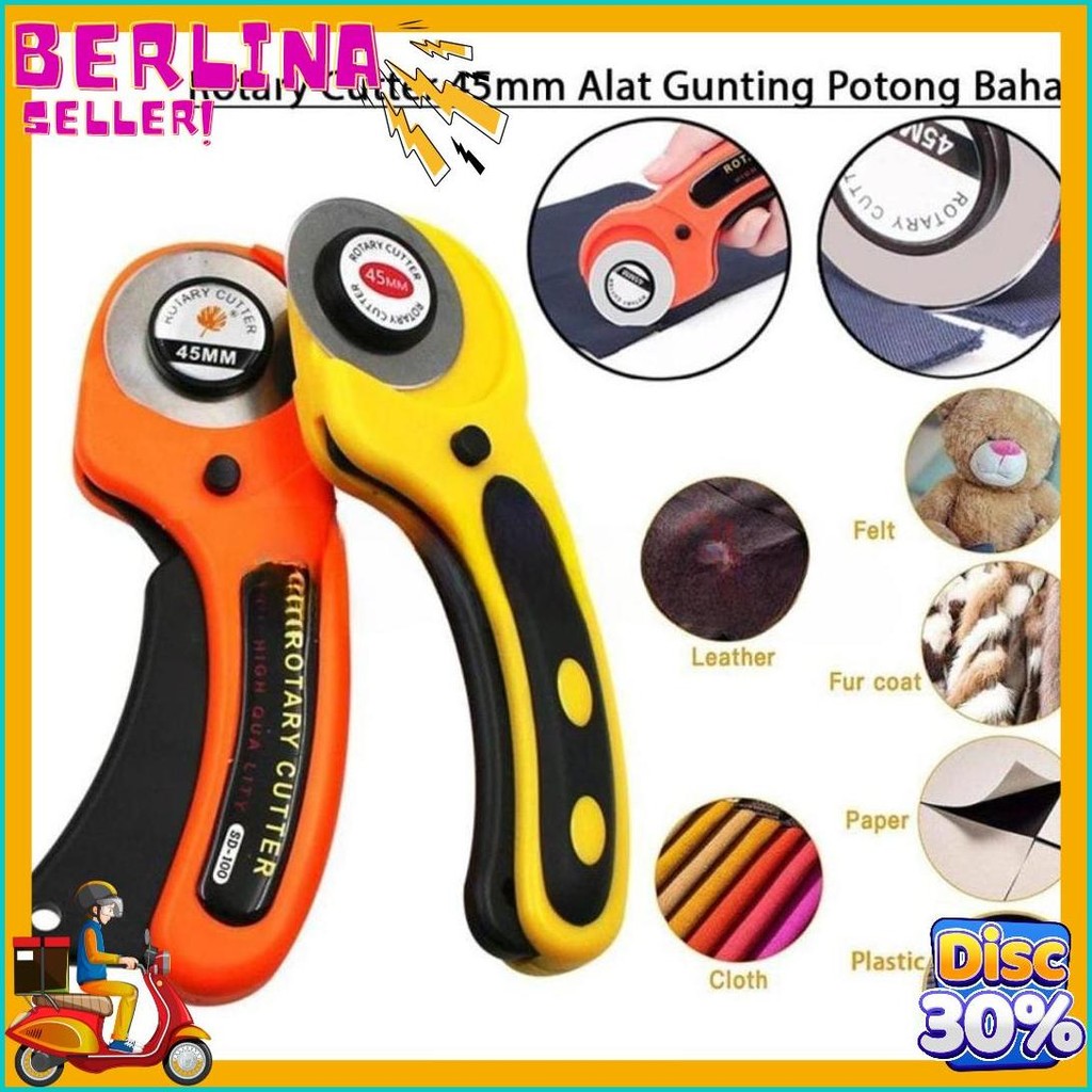 

Rotary Cutter 45Mm / Refill Cutter/ Alat Gunting Potong Bahan Kain Alat Potong Diskon Setengah Harga