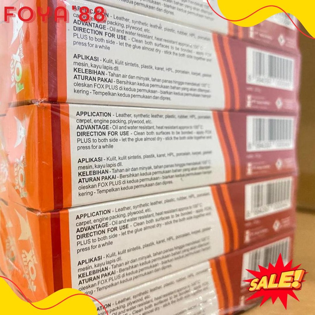 

Lem Fox Plus Tube 20G Original (1 Lusin) / Grosir/Ecer - Kulakan Online Flash Sale! Diskon Hingga 70%