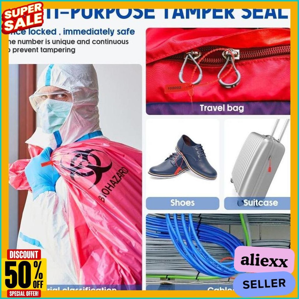 

100Pcs Security Seal 25Cm Segel Koper Segel Locis Security Seal Locis Satu Kunci Terlengkap Dan Termurah