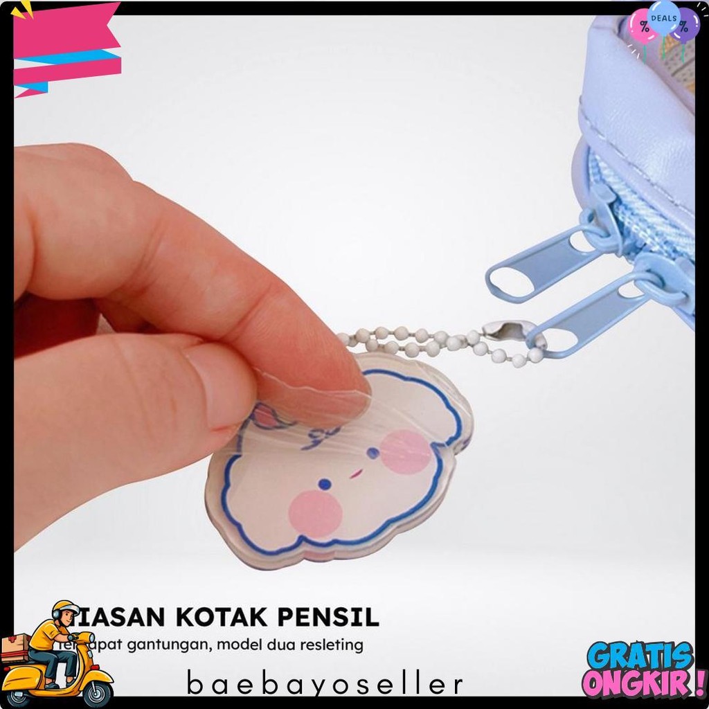 

Pencil Case Tempat Pensil Anak Transparan Motif Kartun Korean Style / Tempat Alat Tulis Perlengkapan Sekolah Multifungsi/TempatPulpen Bunda A61 Terlaris! Produk Ini Banyak Dicari