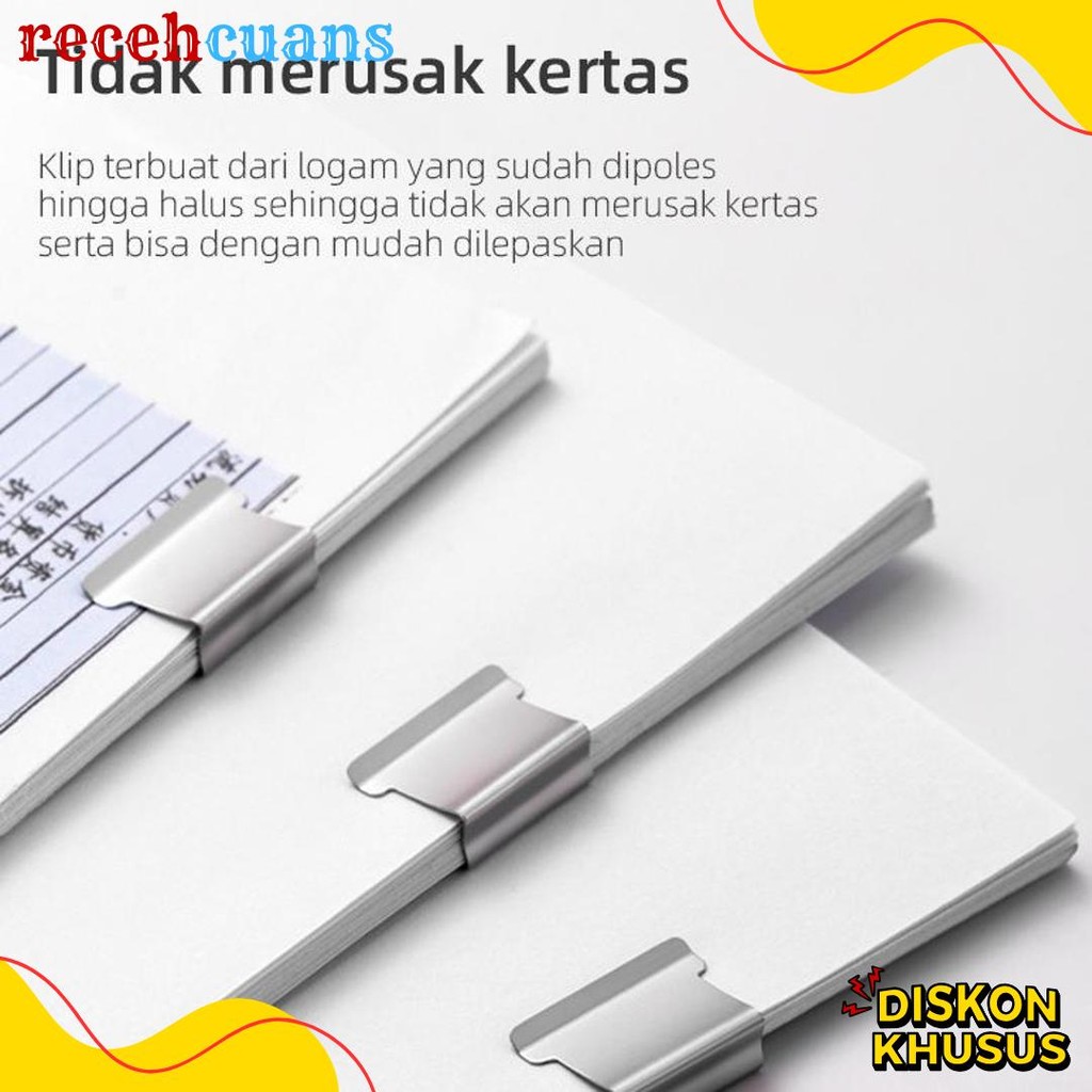 

Nusign Fastener / Binder Clip / Penjepit Kertas Otomatis Gratis 8 Buah Clip Ns085 Terlaris! Produk Ini Banyak Dicari