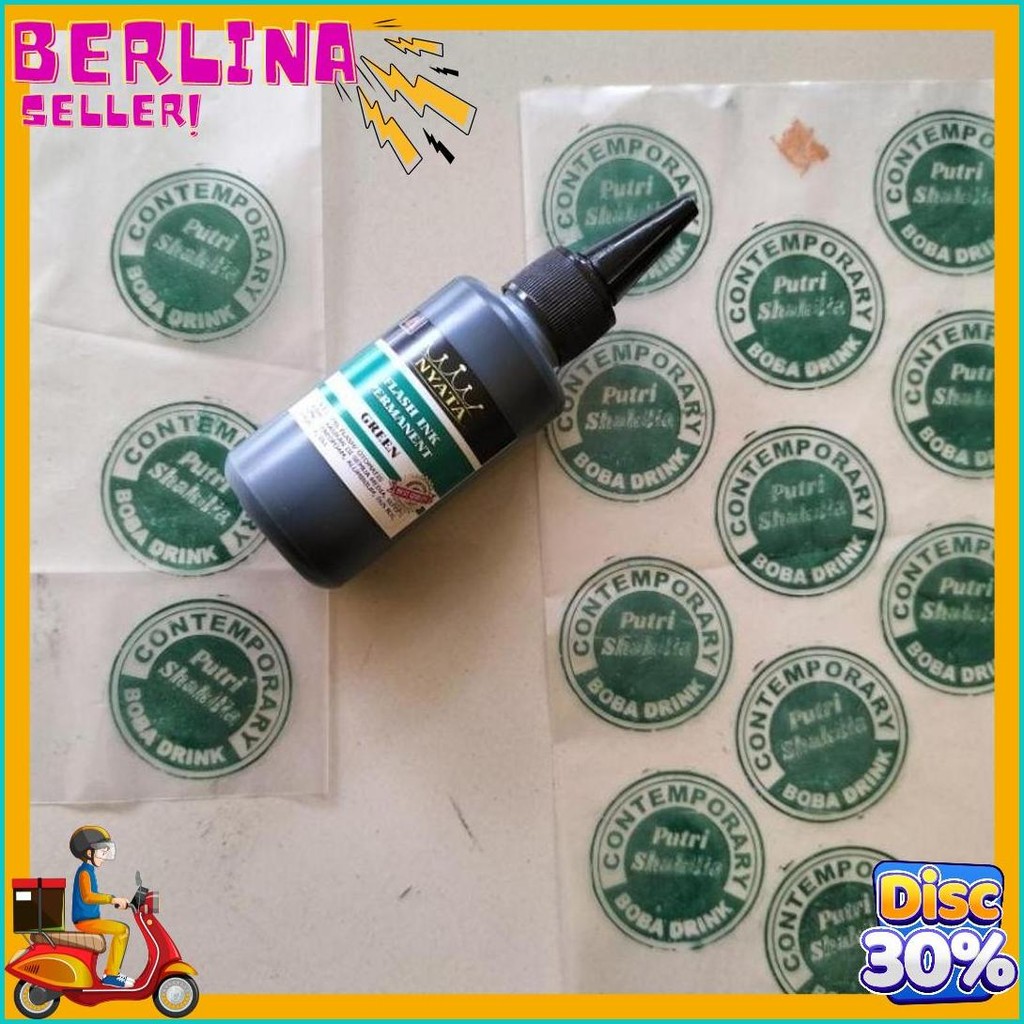 

Tinta Permanent Untuk Stempel Flash Otomatis, Media Plastik ,Isi 100 Ml Terlengkap Dan Termurah