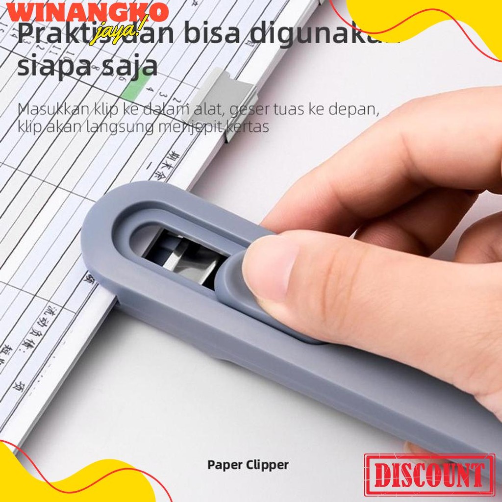 

Nusign Fastener / Binder Clip / Penjepit Kertas Otomatis Gratis 8 Buah Clip Ns085 Flash Sale! Diskon Hingga 70%
