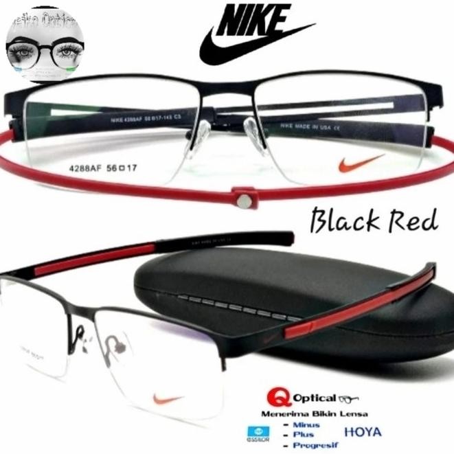 new  Kacamata Frame Pria Titanium Half Nike Magnet NK4288AF-s56 Vision Nite