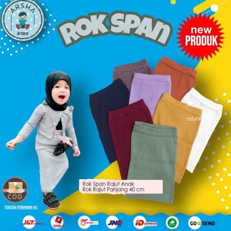 we-12 rok span rajut anak perempuan rok sepan rajut anak bawahan anak perempuan tebal murah premium 