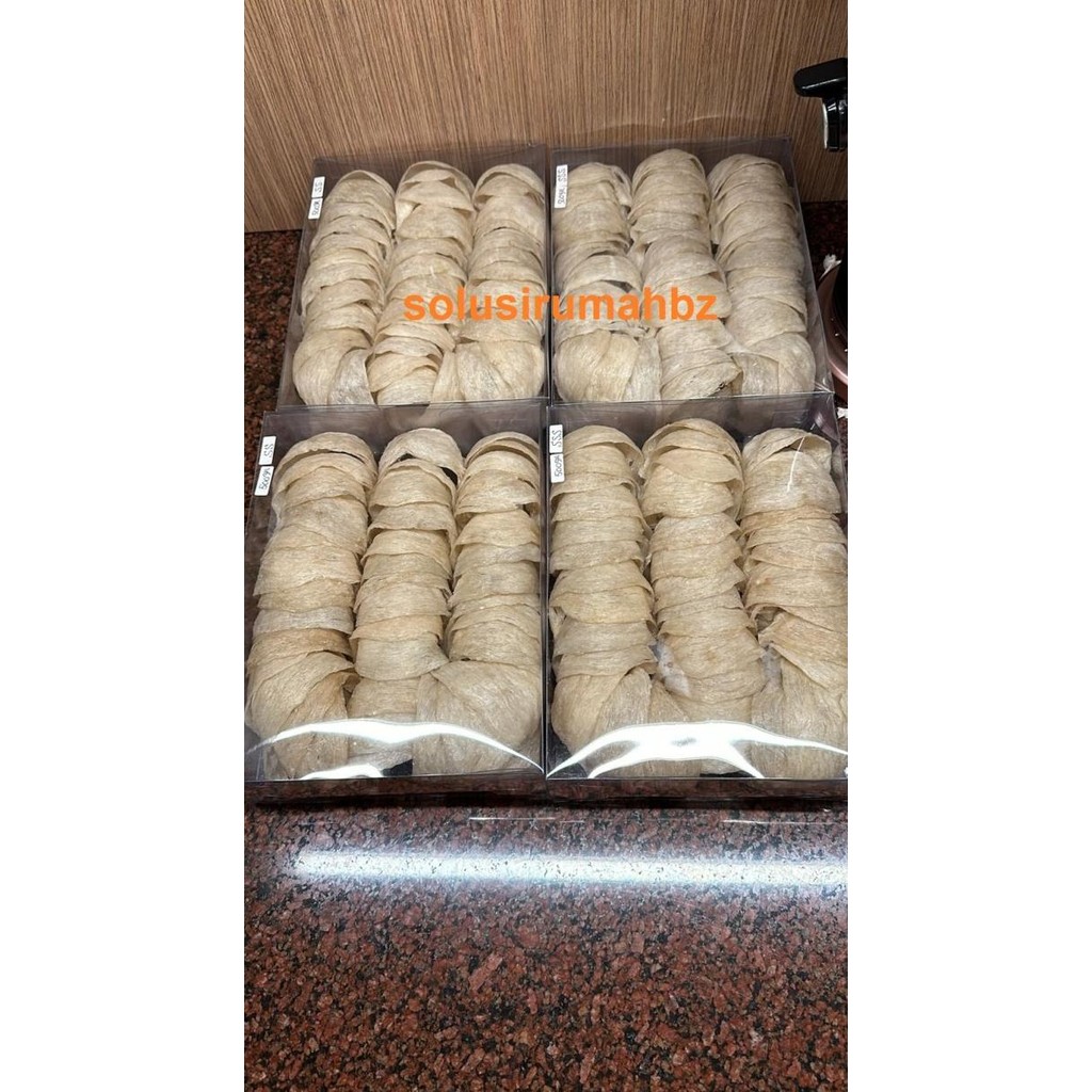 

=====] per 100g kotak sarang Burung Walet Bersih Birdnest Mangkok Premium Kualitas Export Natural Asli Yenwo