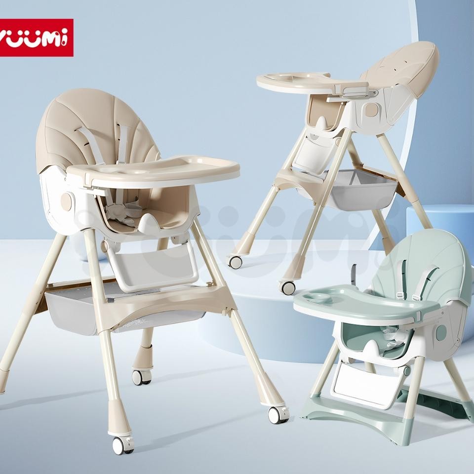 Yuu Uri Maan Bayi Lipat Beroda Tinggi Dapat Diatur 4In1 Multifungi Untu Ana Ofa Chair Tempat Dudu Ma