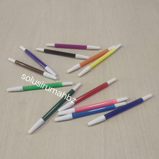 

Ready oke] perbiji spidol kecil warna pilih hitam biru hijau kuning orange merah