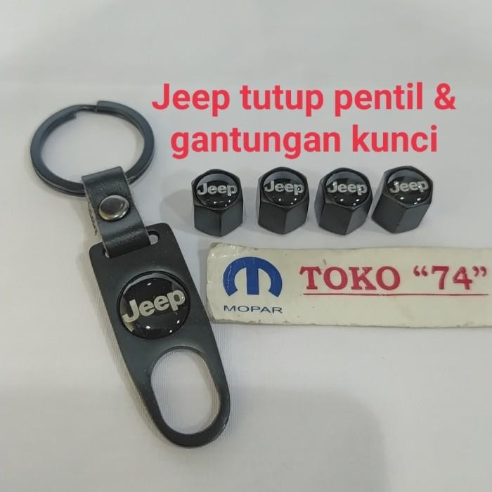 Jeep Tutup Pentil Ban Gantungan Kunci Hitam Wrangler Jk Rubicon Original Dan Terpercaya