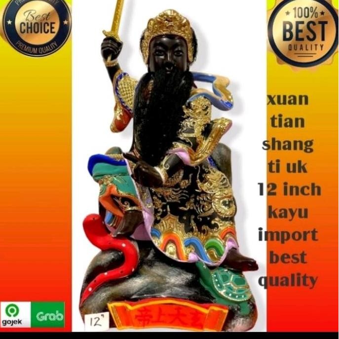 ~~~~~] patung dewa xuantianshangdi kayu
