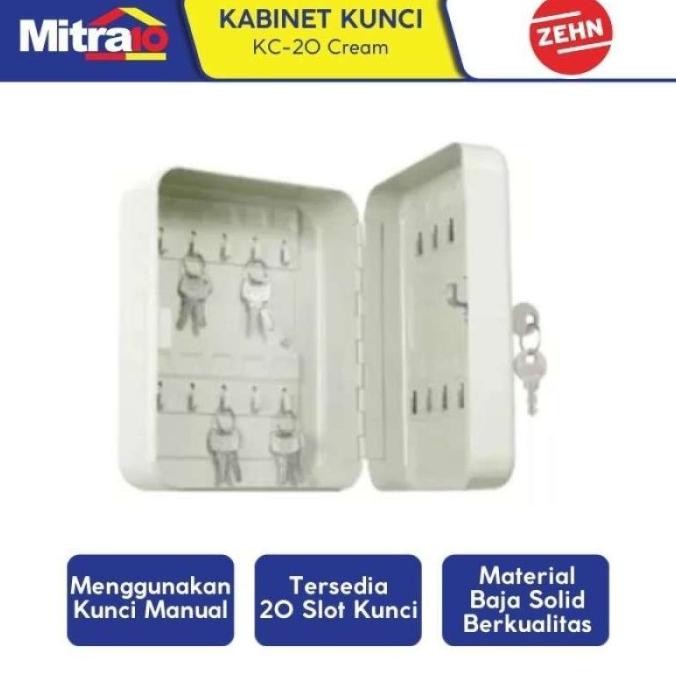 

Zehn Kc-20 200X160X80 Cream Key Cabinet tempat Penyimpan Kotak Kunci