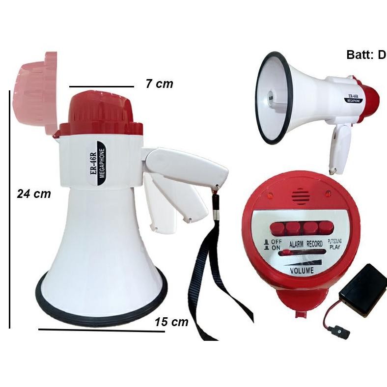 Megaphone Ealsem ES 46 R + Baterai CHARGE
