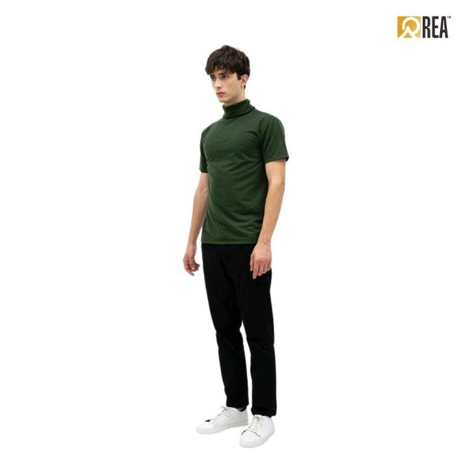 (Good) XXL-8XL Kaos Over Size TurtleNeck Pria size JumboBig Lengan Pendek