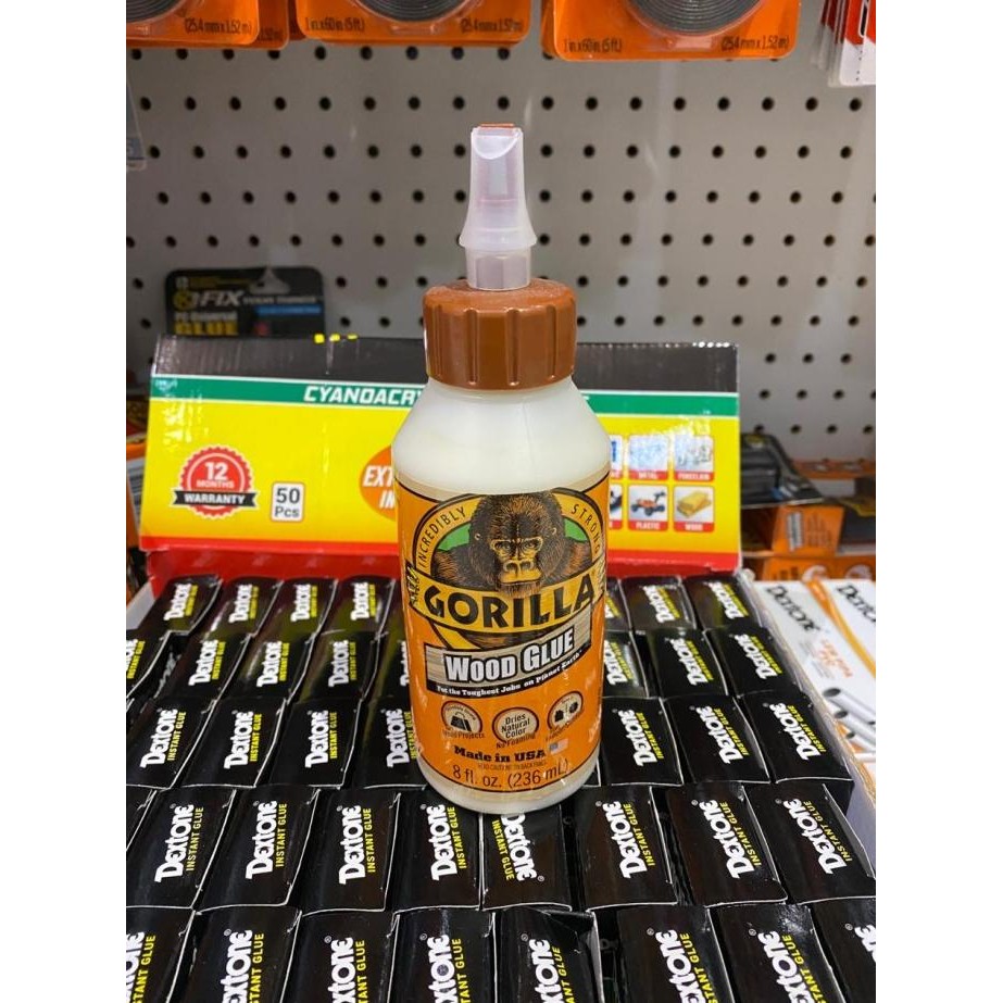 

Promo GORILLA Lem kayu /GORILLA Wood Glue 236ml PVA Water Resistant Adhesive COD