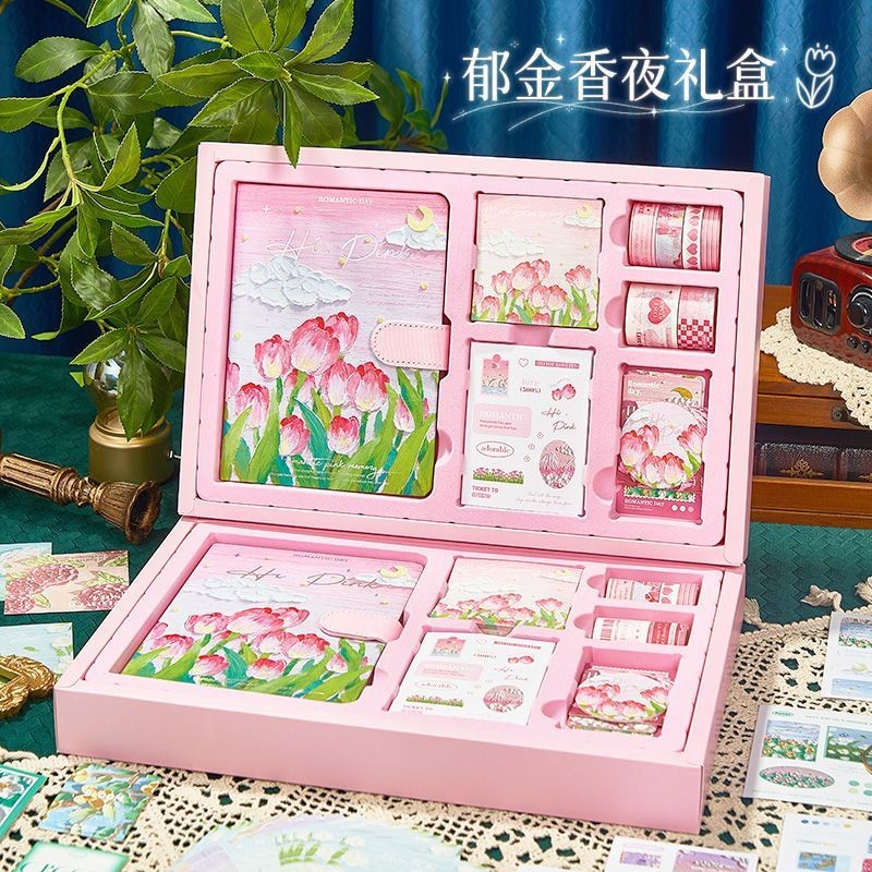 

Set Buku Catatan Jurnal Lukisan Minyak Vintage Kotak Hadiah