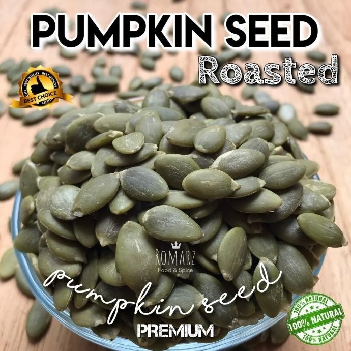 

(Good) PUMPKIN SEED ROASTED / BIJI LABU KUPAS OVEN 100gr