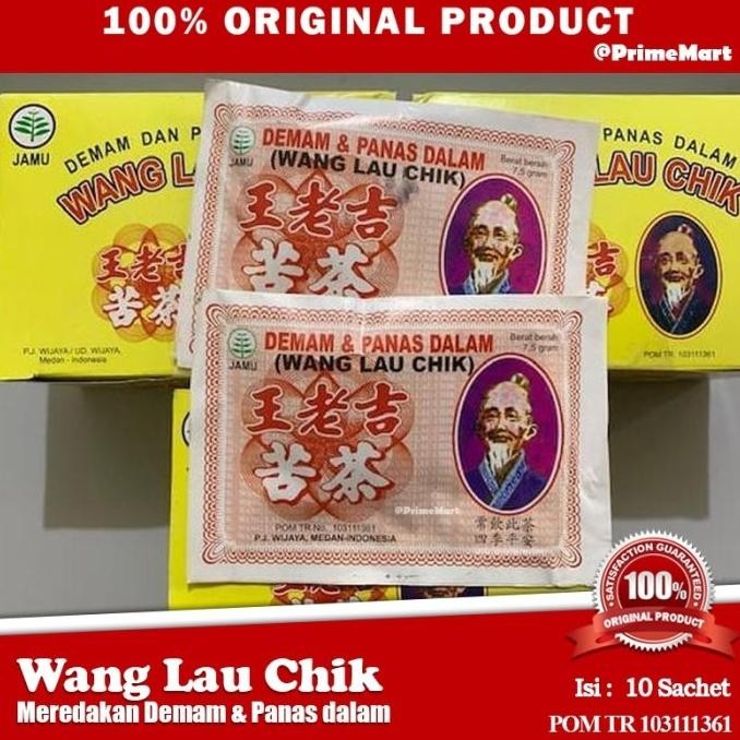 

;&;&;&;&] Wang Lau Chik 10 Bungkus - Obat Teh Herbal untuk Panas Dalam & Demam