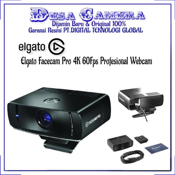 Elgato Facecam Pro 4K 60Fps Profesional Webcam New Stok