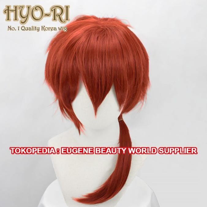 TERLARIS - READY STOCK STYLED - WIG KENSHIN HIMURA WIG HIMURA KENSHIN WIG HITOKIRI BATTOSAI WIG HITO
