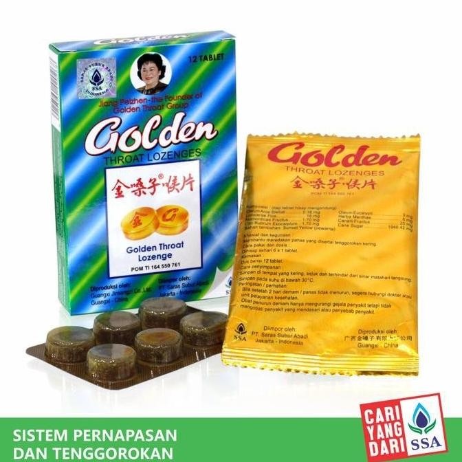 

:=:=:=:=] Golden Throat Lozenges - Permen Pelega Tenggorokan / Bau Mulut
